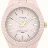 Women'S Timex | Timex Waterbury Ocean Pink Plastic Watches