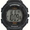 Men'S Timex | Timex Men'S Rugged Digital Watch | Black Strap