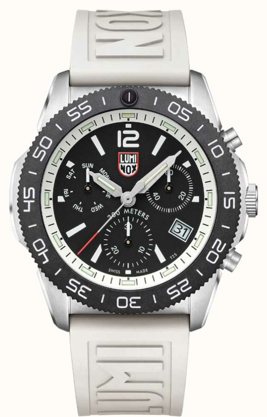 Men'S Luminox | Luminox Pacific Diver Chronograph White - 44Mm Diver