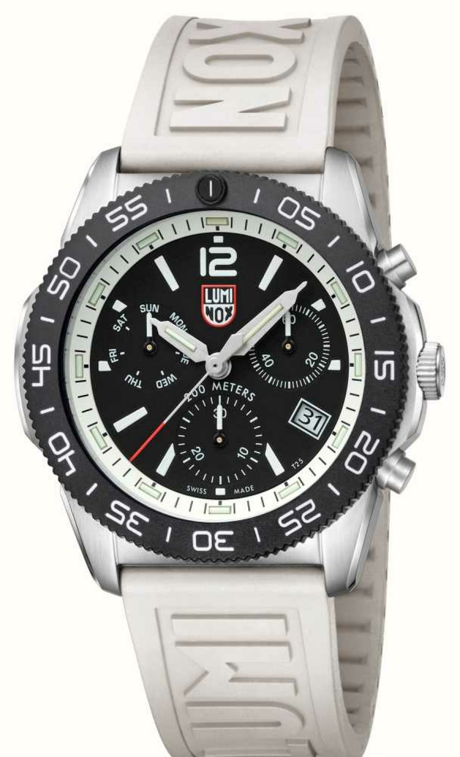 Men'S Luminox | Luminox Pacific Diver Chronograph White - 44Mm Diver