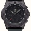 Men'S Luminox | Luminox Pacific Diver Chronograph Blackout - 44Mm Diver