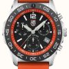 Men'S Luminox | Luminox Pacific Diver Chronograph Black / Orange - 44Mm Diver