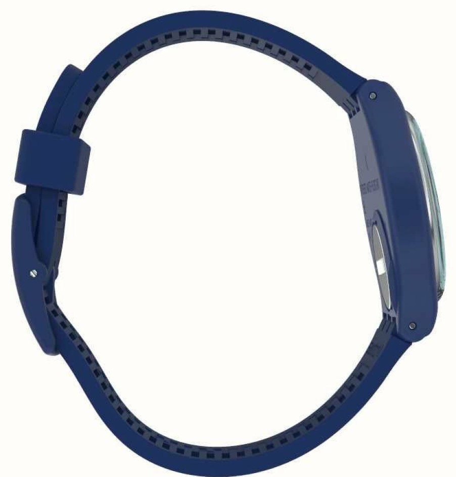 Men'S Swatch | Swatch Cielpay! Unisex Blue Silicone Strap