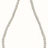 Jewelry Elements Silver | Elements Silver White Freshwater Pearl Necklace 41-43Cm