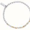 Jewelry ChloBo Jewellery | Chlobo Citrine Sparkle Cube Sterling Silver Bracelet