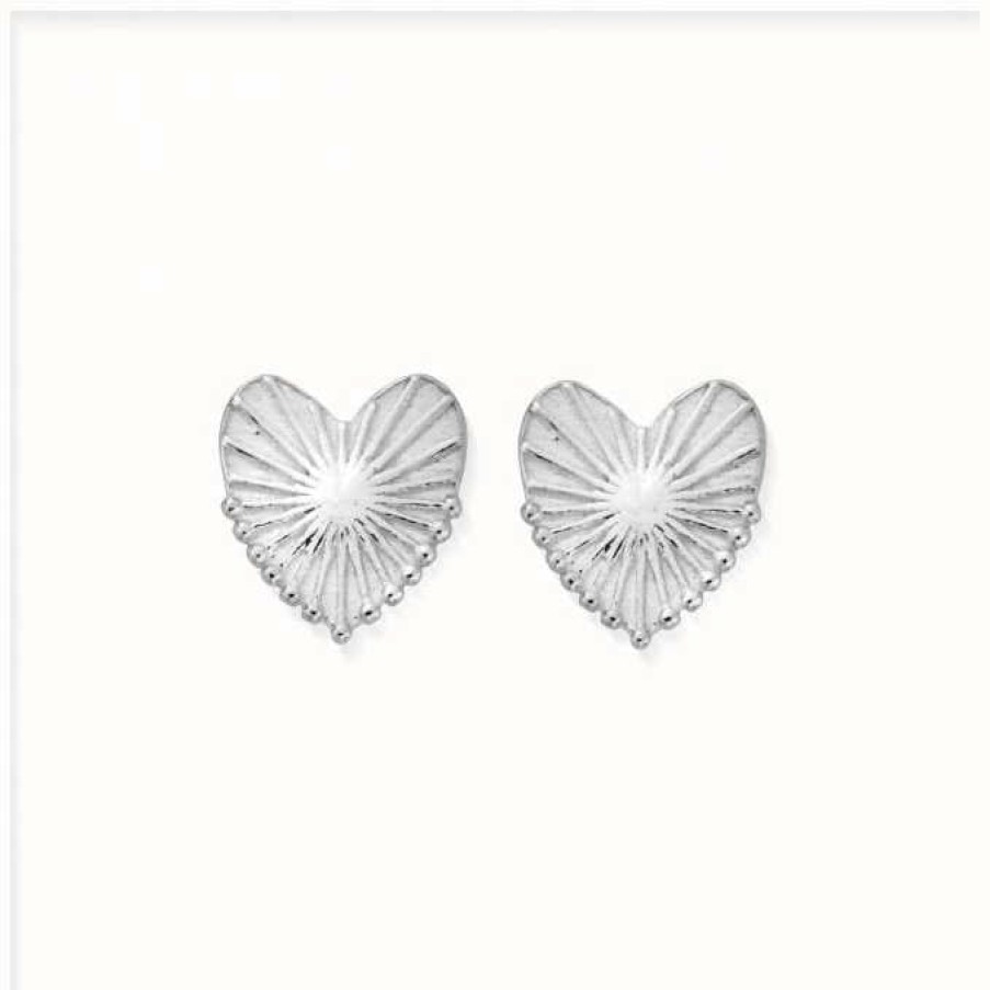 Jewelry ChloBo Jewellery | Chlobo Glowing Beauty Silver Stud Earrings