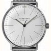 Men'S Junghans | Junghans Max Bill Hand-Winding | Steel Mesh Strap