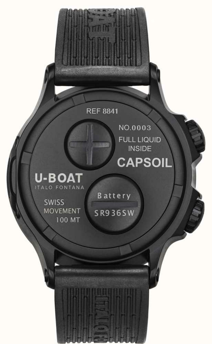 Men'S U-Boat | U-Boat Capsoil Doppiotempo 45 Dlc Red Indices