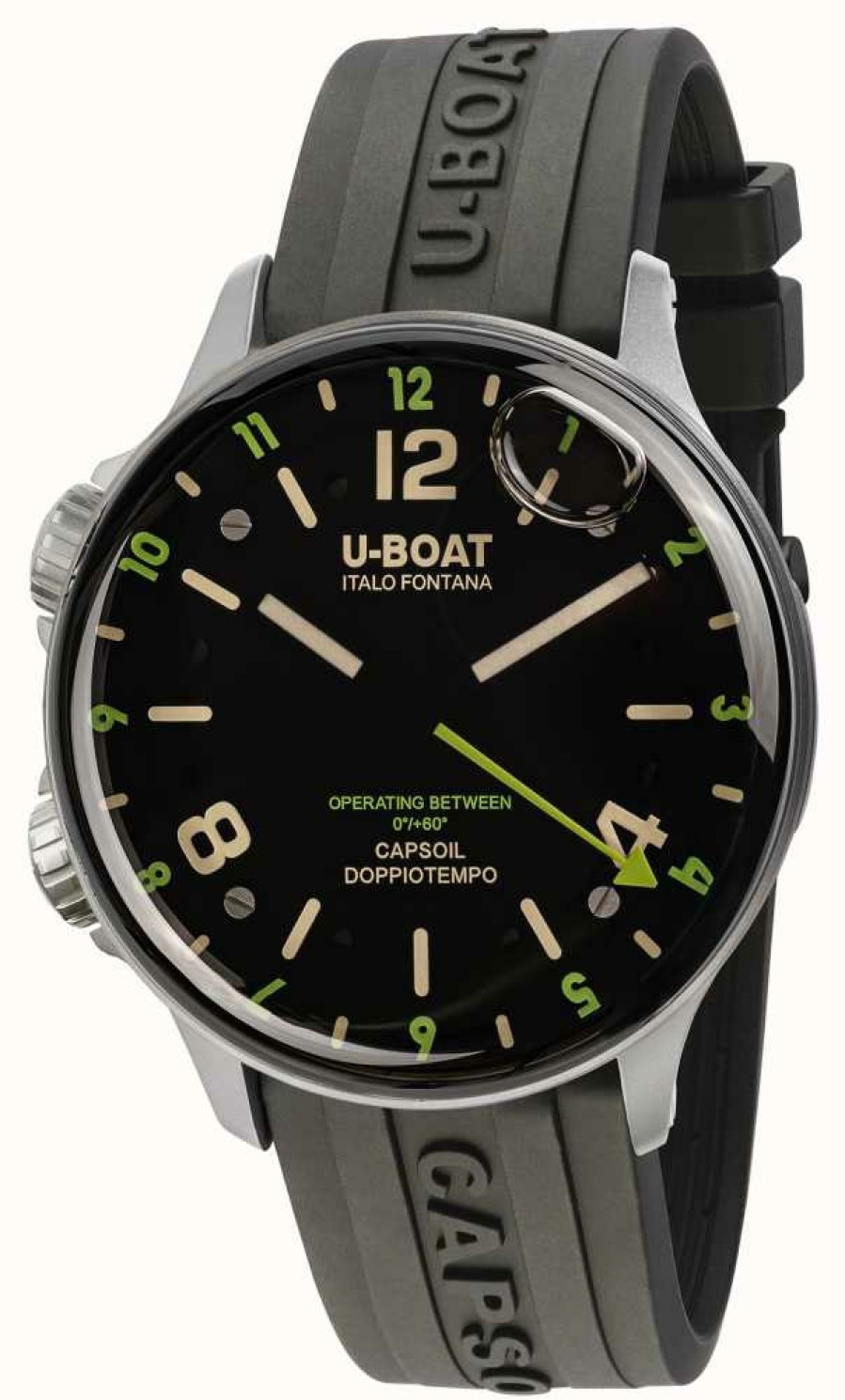 Men'S U-Boat | U-Boat Capsoil Doppiotempo 45 Ss Green Indices