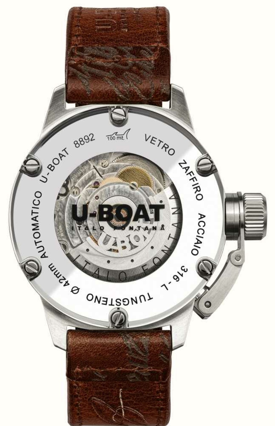 Men'S U-Boat | U-Boat Classico 42Mm Tungsten Beige