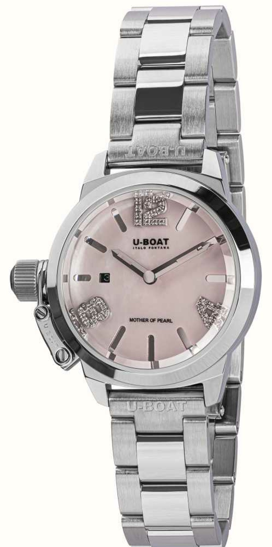 Women'S U-Boat | U-Boat Classico 30 Pink Mother Of Pearl Watch