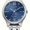 Women'S Citizen | Citizen Ladies Eco-Drive Bracelet Wr50 Blue Dial