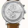 Men'S Herbelin | Herbelin Inspiration Men'S Brown Leather Strap Watch