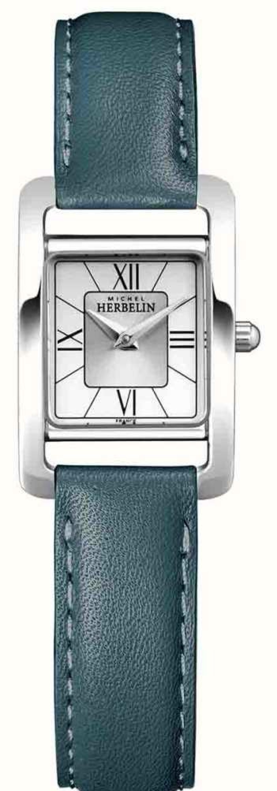 Women'S Herbelin | Herbelin V Avenue | Rectangle | Blue Leather