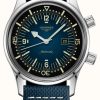 Men'S LONGINES | Longines Legend Diver Blue Fabric Strap Watch