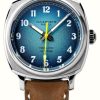 Men'S Duckworth Prestex | Duckworth Prestex Verimatic (39Mm) Blue Fume Dial / Brown Horween Leather