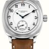 Men'S Duckworth Prestex | Duckworth Prestex Bolton 'Small Seconds' Quartz (39Mm) Porcelain White Dial / Brown Horween Leather