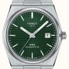 Men'S Tissot | Tissot Prx Powermatic 80 40Mm Automatic Green / Silver