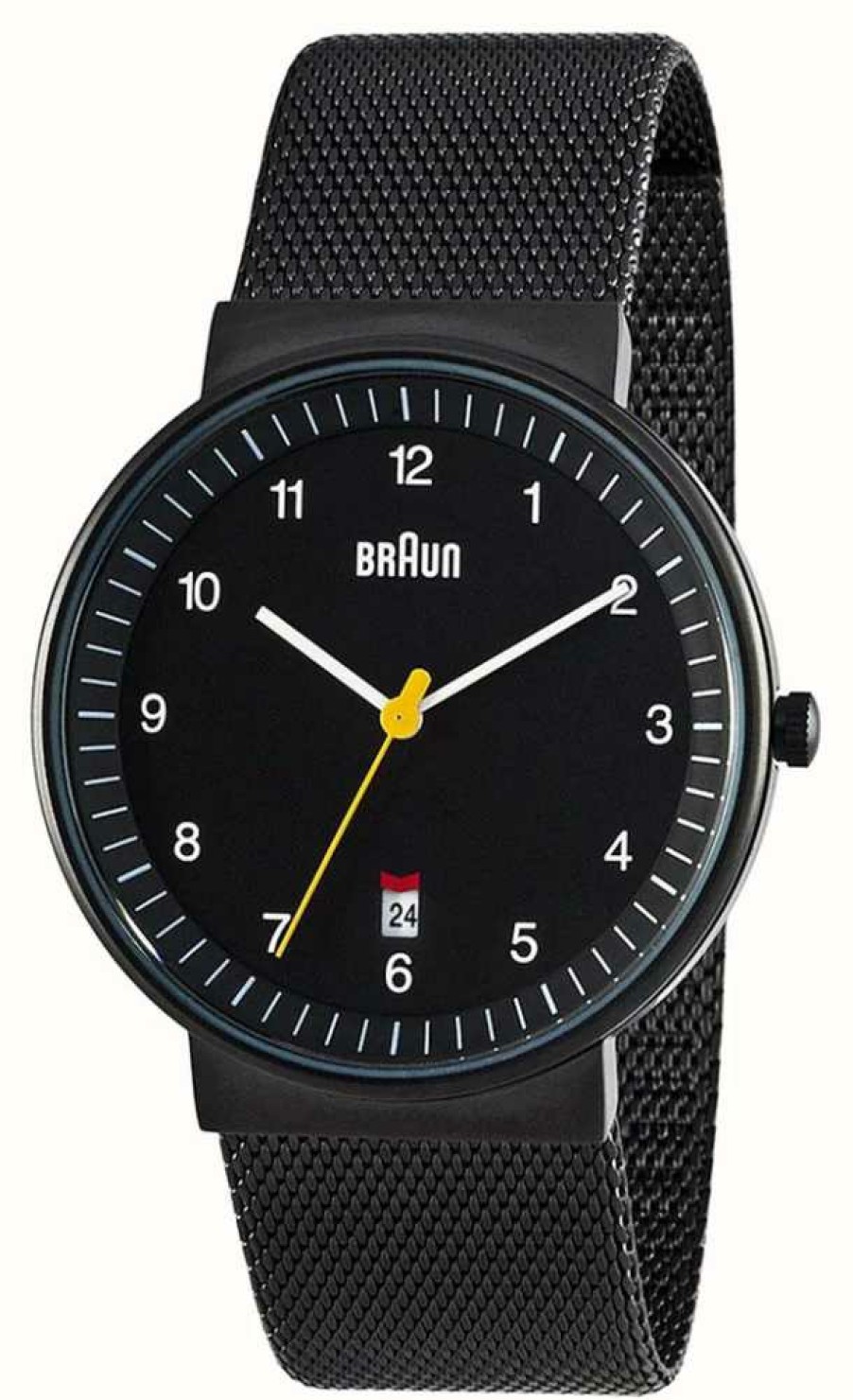 Men'S Braun | Braun Men'S Bn0032 Classic Black Plated Watch