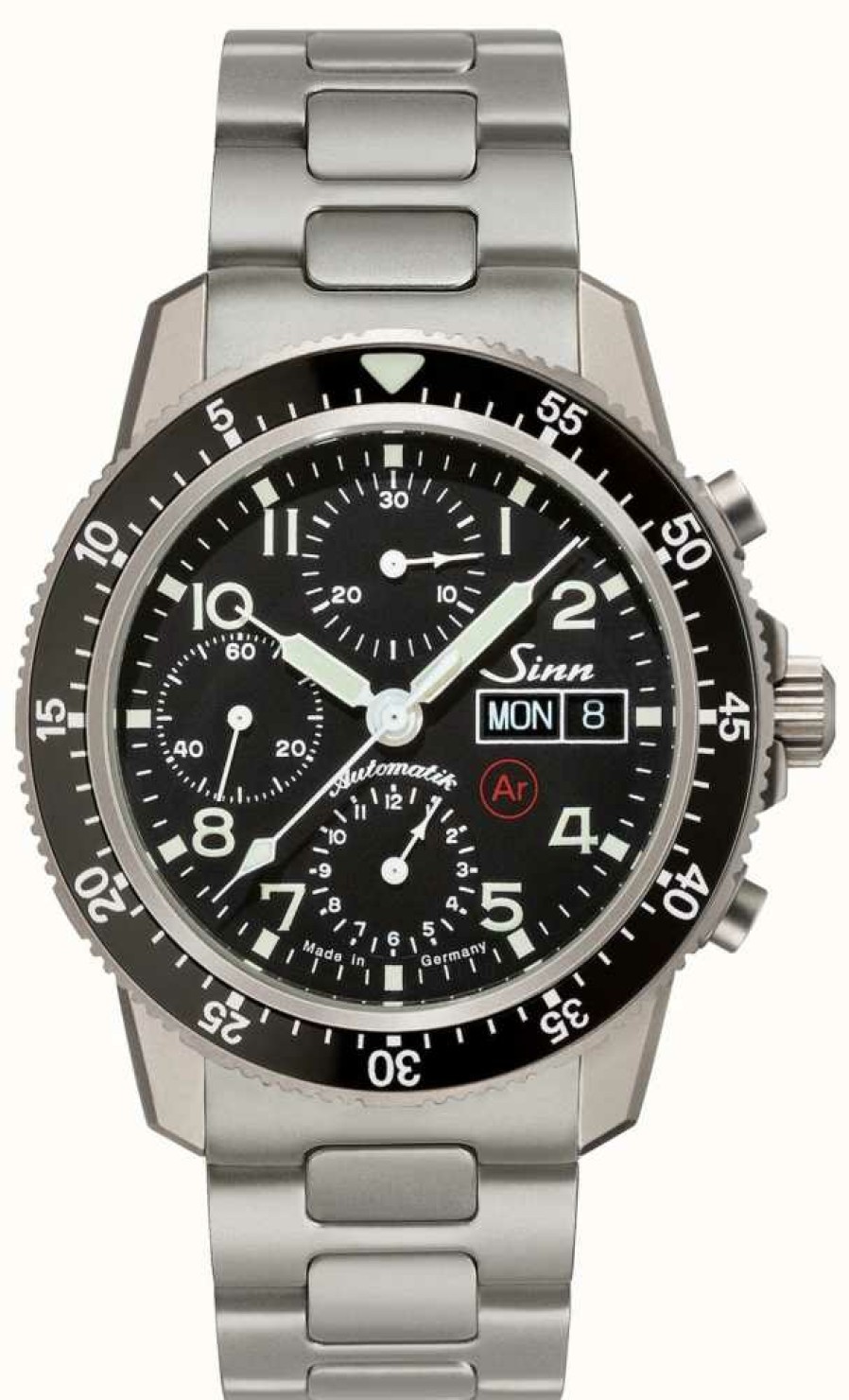 Men'S Sinn | Sinn 103 Ti Ar Titanium Case H-Link Bracelet (English Date)