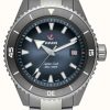 Men'S RADO | Rado Captain Cook High-Tech Ceramic Diver Automatic (43Mm) Blue Dial / Plasma High-Tech Ceramic Bracelet