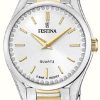 Women'S Festina | Festina Ladies Gold-Plated Steel Watch W/ Steel Bracelet