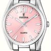 Women'S Festina | Festina Ladies Watch With Stainless Steel Bracelet