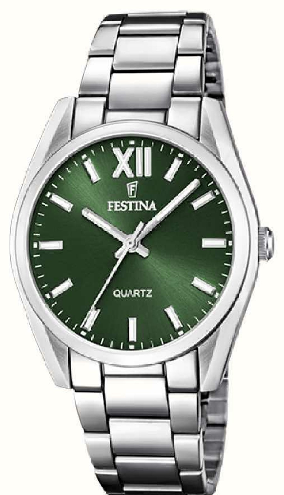 Women'S Festina | Festina Ladies Watch With Stainless Steel Bracelet