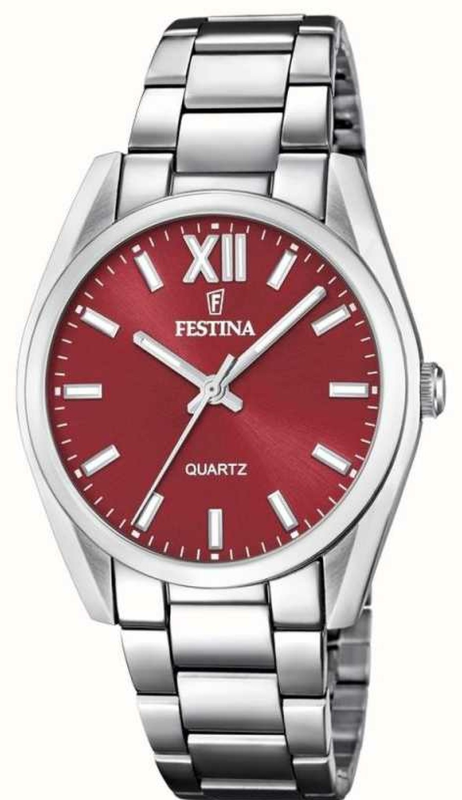 Women'S Festina | Festina Ladies Watch With Stainless Steel Bracelet