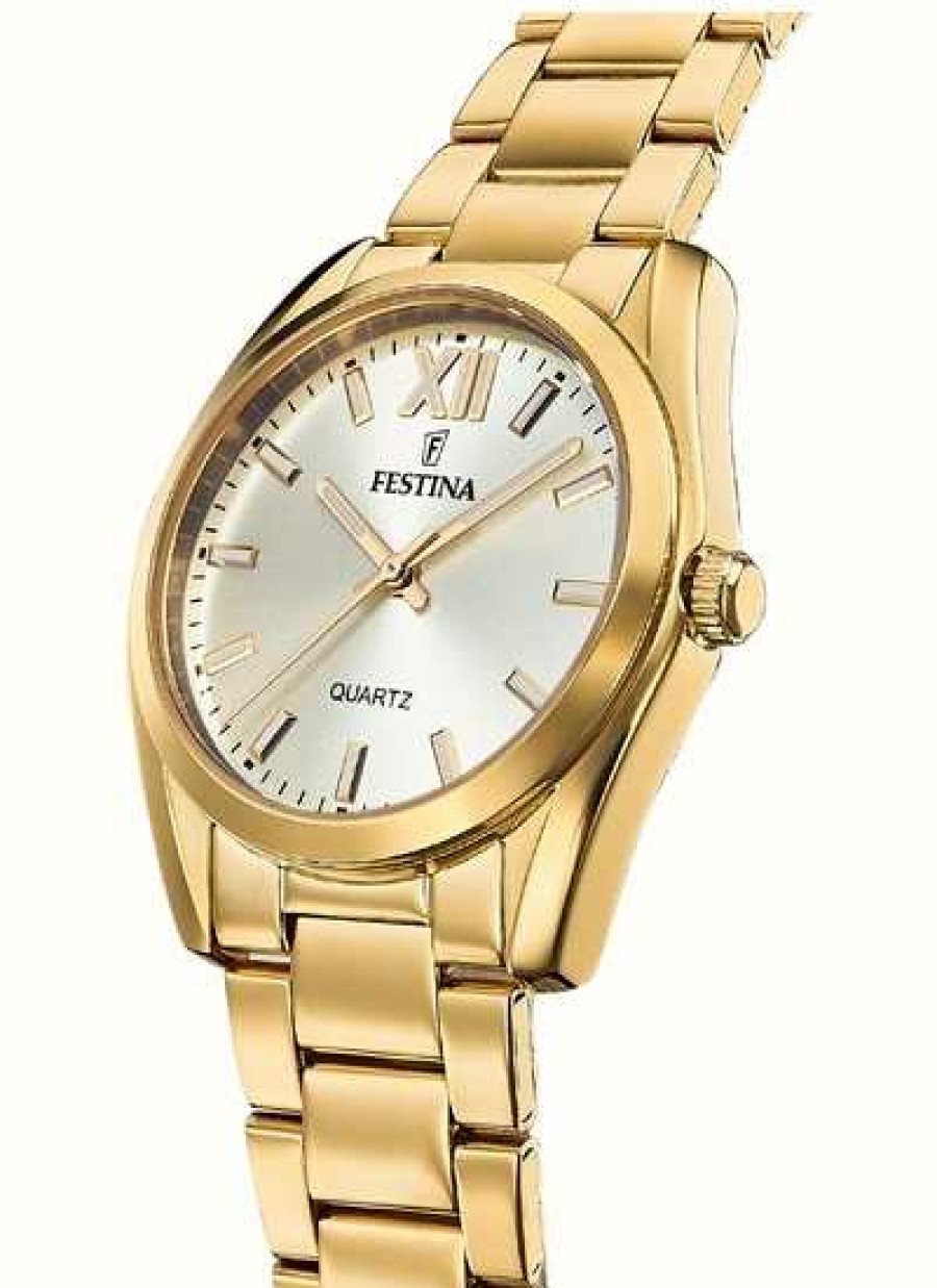 Women'S Festina | Festina Women'S Gold-Toned Watch Bracelet