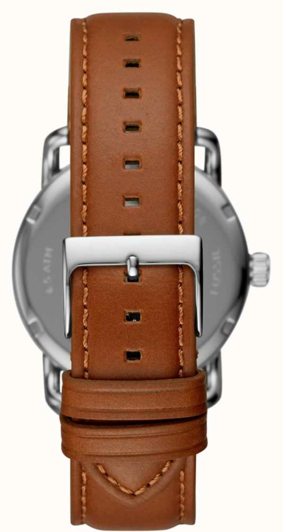 Men'S Fossil | Fossil Men'S Copeland | Blue Dial | Brown Leather Strap