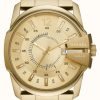 Men'S Diesel | Diesel Chief Series Master Chief Gold-Toned Watch