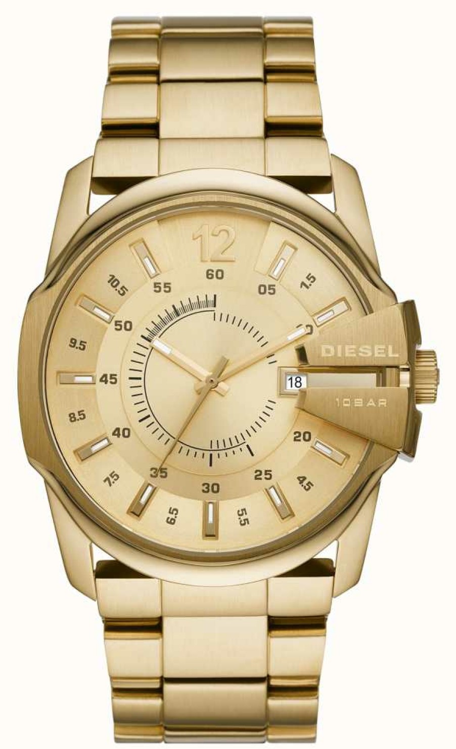 Men'S Diesel | Diesel Chief Series Master Chief Gold-Toned Watch