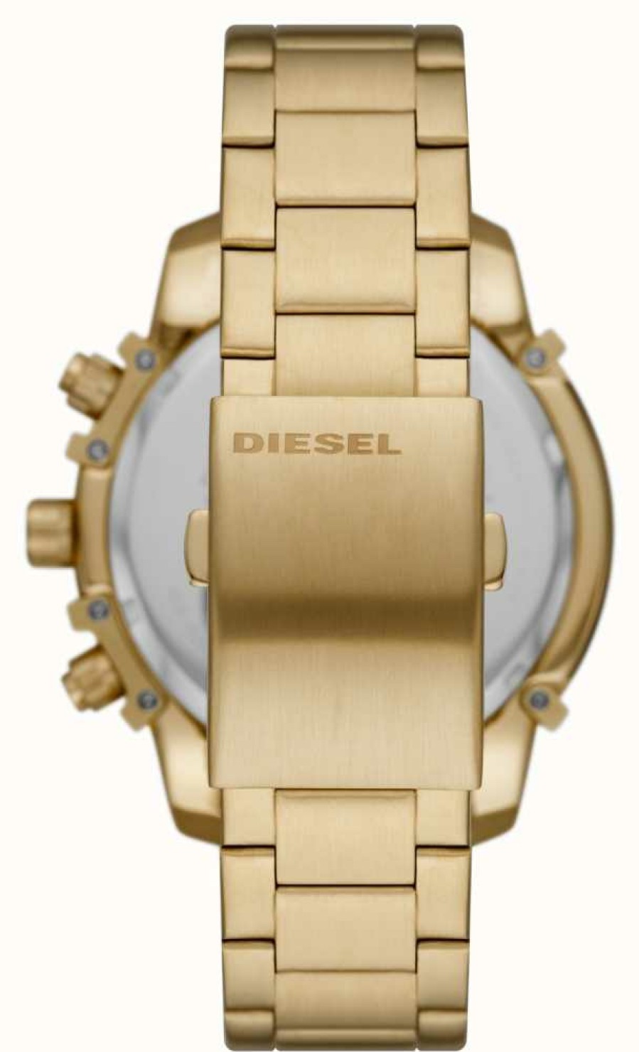 Men'S Diesel | Diesel Griffed Chronograph Gold-Tone Watch