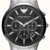 Men'S Emporio Armani | Emporio Armani Men'S | Black Chronograph Dial | Stainless Steel Bracelet