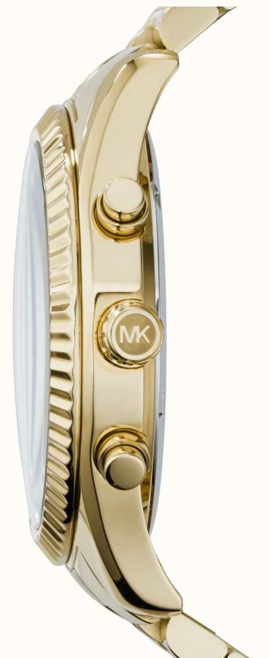 Men'S Michael Kors | Michael Kors Men'S Lexington Gold Toned And Black Watch