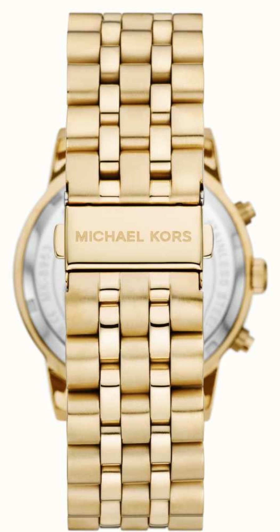 Men'S Michael Kors | Michael Kors Hutton Gold-Toned Chronograph Watch