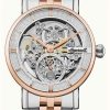 Men'S Ingersoll | Ingersoll The Herald Automatic Skeleton Dial Two Tone