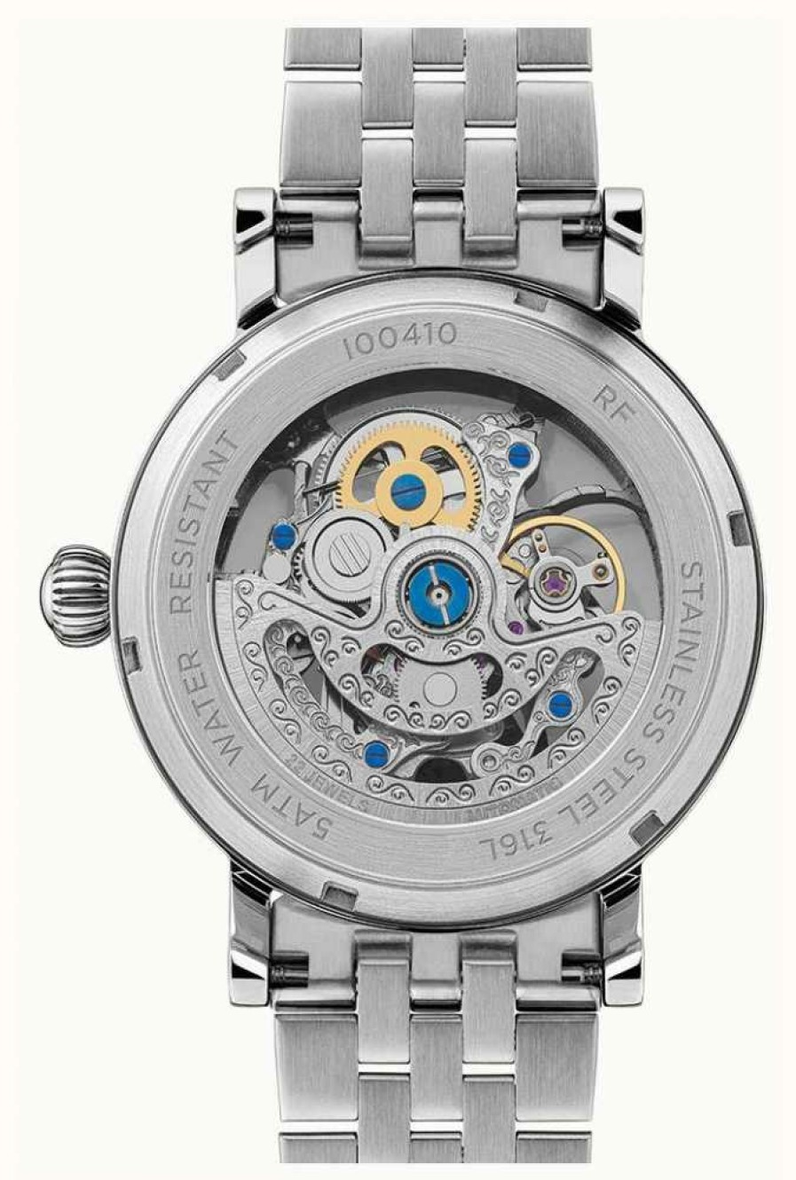 Men'S Ingersoll | Ingersoll The Herald Automatic Skeleton Dial Two Tone