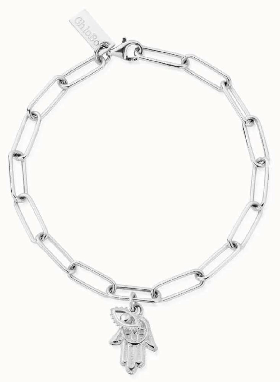 Jewelry ChloBo Jewellery | Chlobo Chain Protection Bracelet | Sterling Silver