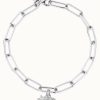 Jewelry ChloBo Jewellery | Chlobo Link Chain Hope & Guidance Bracelet | Sterling Silver