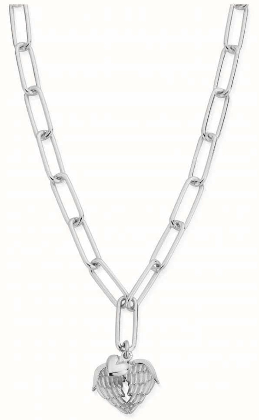 Jewelry ChloBo Jewellery | Chlobo Link Chain Faith And Love Necklace