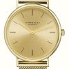 Women'S STERNGLAS | Sternglas Sinja Quartz (32Mm) Gold Dial / Gold Pvd Stainless Steel Mesh