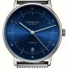 Men'S STERNGLAS | Sternglas Naos Automatic (38Mm) Blue Dial / Stainless Steel Mesh