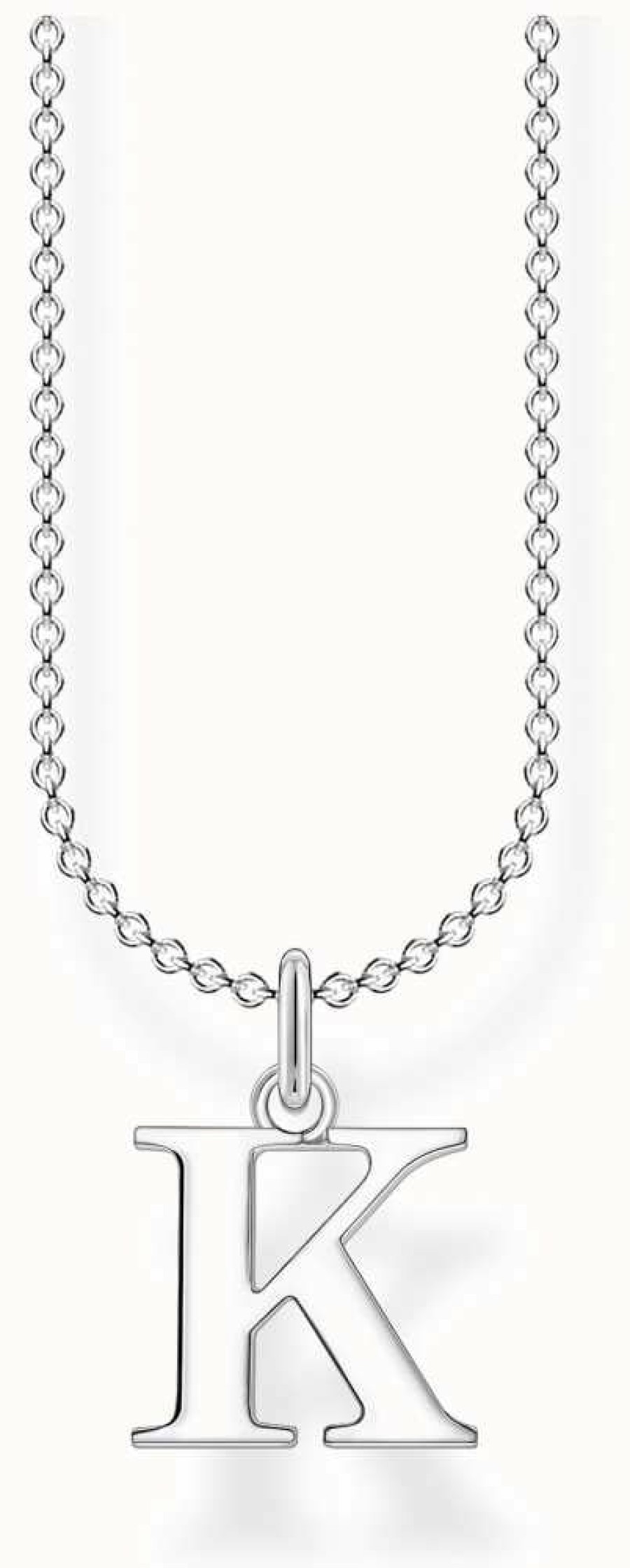 Jewelry Thomas Sabo Jewellery | Thomas Sabo Sterling Silver Necklace | 'K' Charm