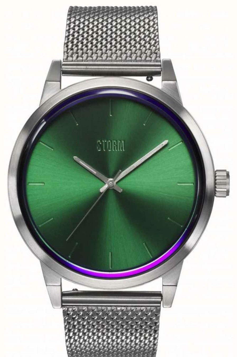 Men'S STORM | Storm Excepto Green Stainless Steel Mesh