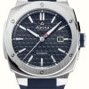 Men'S Alpina | Alpina Alpiner Extreme Automatic (41Mm) Navy Dial / Navy Rubber