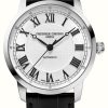 Men'S Frederique Constant | Frederique Constant Classics Premiere Limited Edition (38.5Mm) White Dial / Black Leather Strap