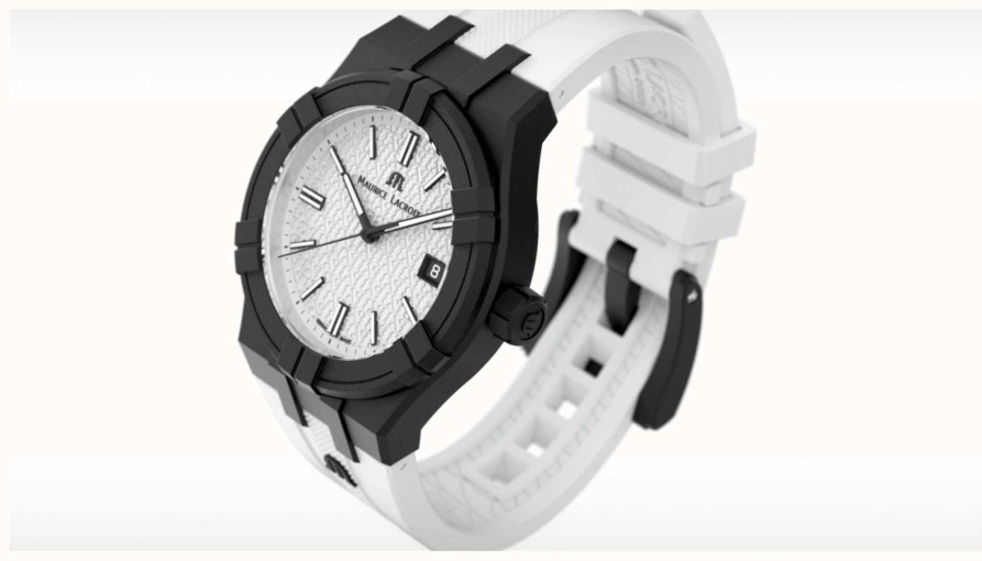 Women'S Maurice Lacroix | Maurice Lacroix Aikon Quartz #Tide Upcycled-Plastic (40Mm) Fiba 3X3 Special Edition