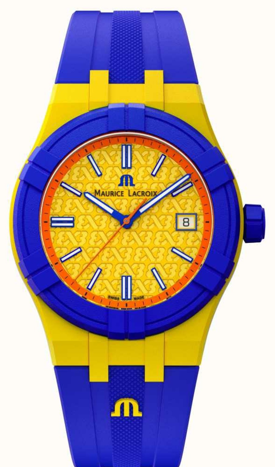 Women'S Maurice Lacroix | Maurice Lacroix Aikon Quartz #Tide Upcycled-Plastic (40Mm) Fiba 3X3 Special Edition